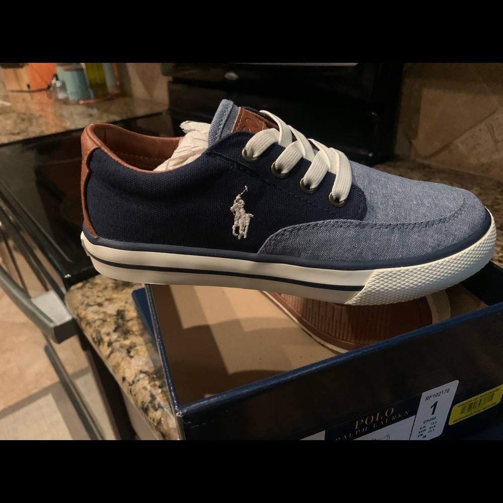 Brand new boys polo Ralph Lauren shoes